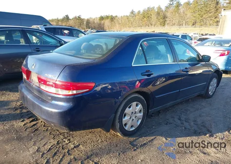 2003 Honda Accord 2.4 Lx from USA, damaged, VIN 1HGCM55313A143010